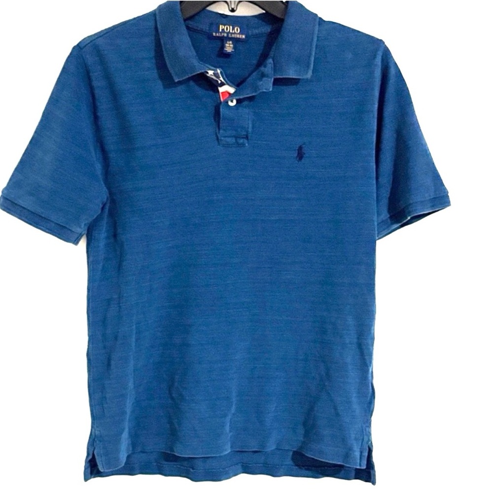 Polo by Ralph Lauren Size 14/16 L Americana Deep Blue Polo Shirt‎